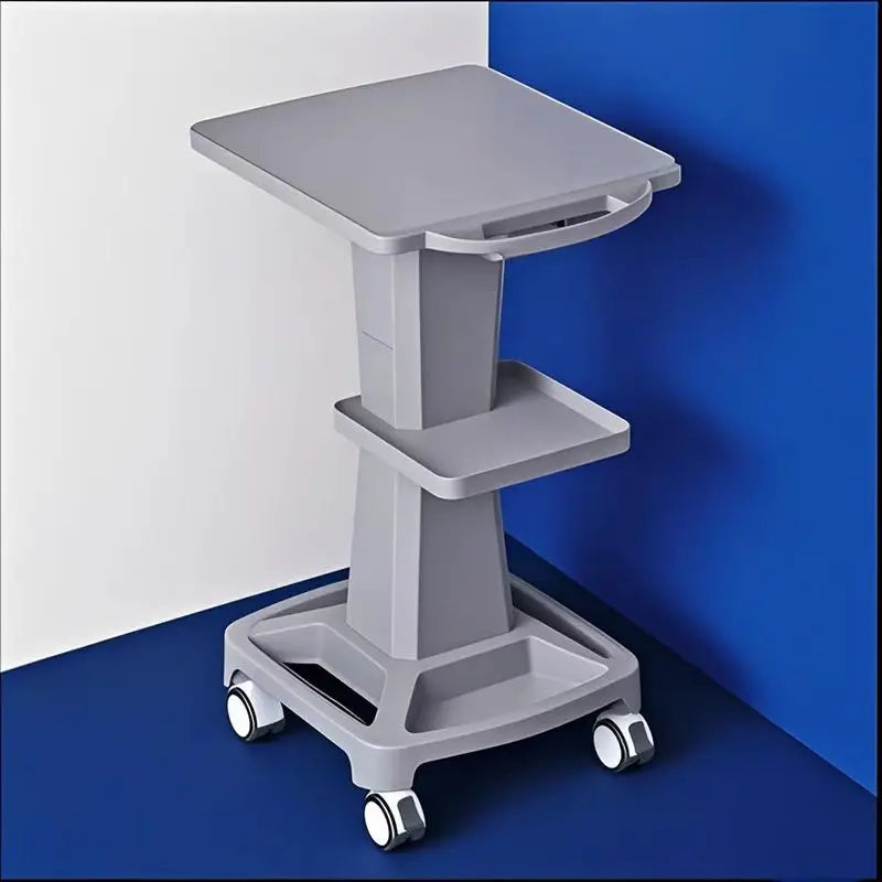 Medical Cart Rolling Esthetician Cart With Armrest Mobile Hairstylist Tray With Storage Versatile Utility Cart For Physiotherapy
