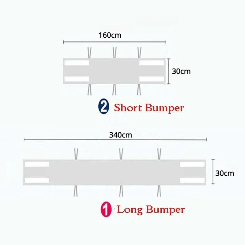 Baby Bed Bumper Guard Breathable Mesh Crib Rail Protector for Toddlers, Washable Safety Padding for Crib Bed Rails